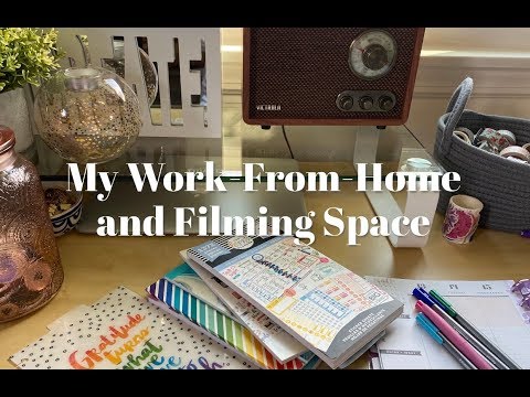 My Office Space - WORK FROM HOME, FILMING, PLANNING and CRAFT ROOM