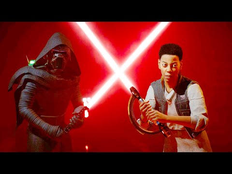 Kylo Ren Vs Darth Vader & Trilla Final Boss Fights and Ending PC Mod 4K Ultra HD