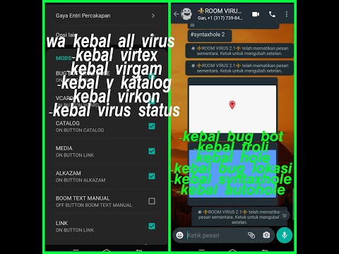 WHATSAPP CLONE KEBAL ALL VIRUS TERMASUK BUG. #EDISI  COVID-19