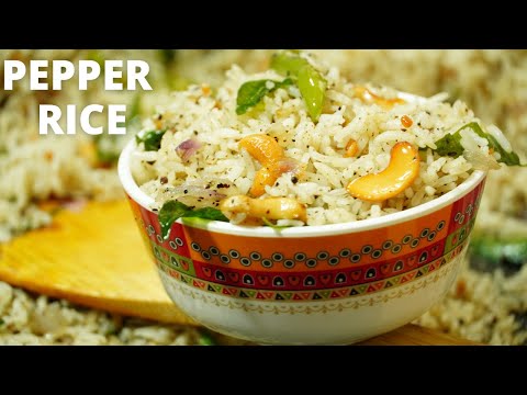 Pepper Rice Recipe | Quick & Tasty Pepper Rice