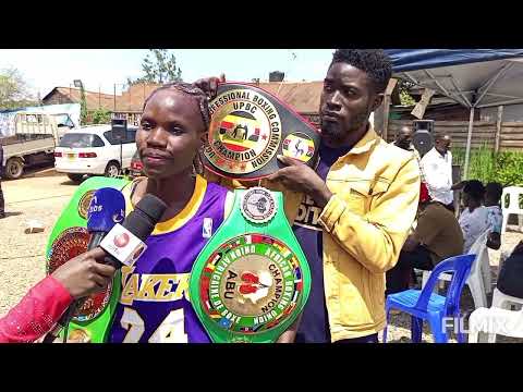 OFFICIAL WEIGHING-CATHERINE NANZIRI Vs Tanzania's LULU KAYAGE