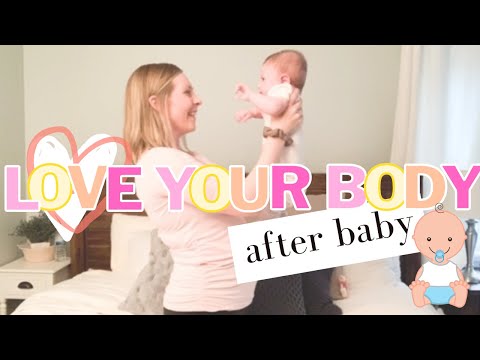 HOW TO LOVE YOUR BODY AFTER BABY | Postpartum Body Image | Stephanie Hajal