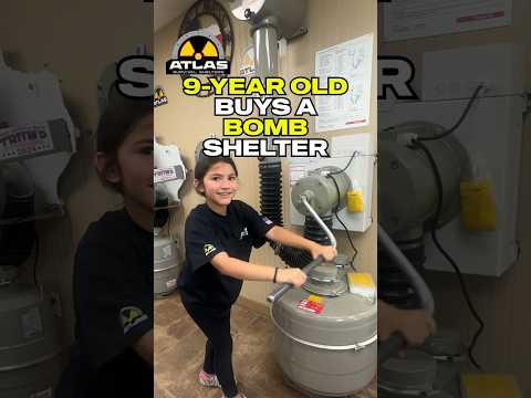 9 Year Old Buys a Bomb Shelter!