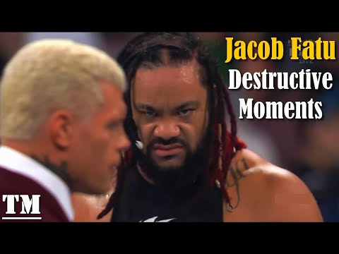 WWE Top 10 Jacob Fatu Destructive Moments