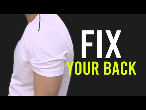 Fix Your Round Back Easily｜Corrective Exercises at Home｜Hisdream Training