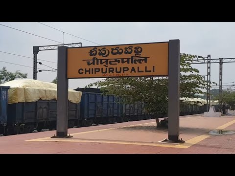 Chipurupalli railway station Andhra Pradesh, Indian Railways Video in 4k ultra HD