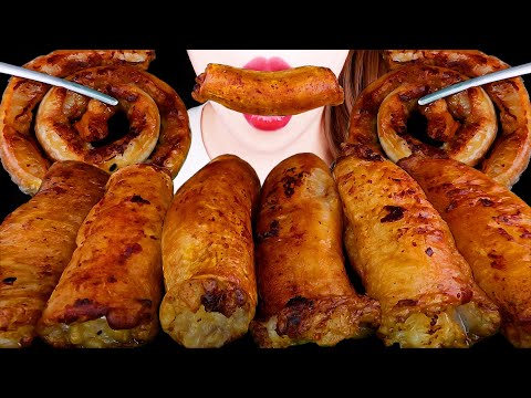 ASMR BEEF LARGE INTESTINES DAECHANG, SMALL INTESTINES GOPCHANG EATING SOUNDS MUKBANG 먹방 咀嚼音