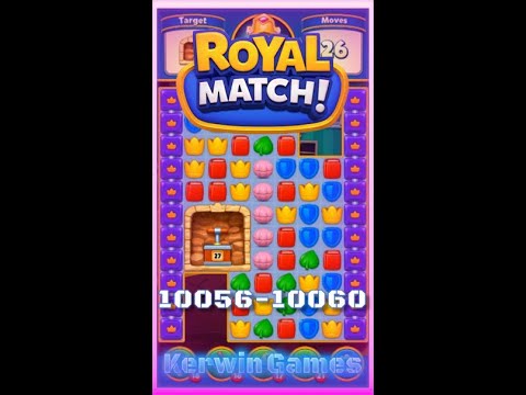 Royal Match Level 10056 10057 10058 10059 10060 - No Boosters Gameplay