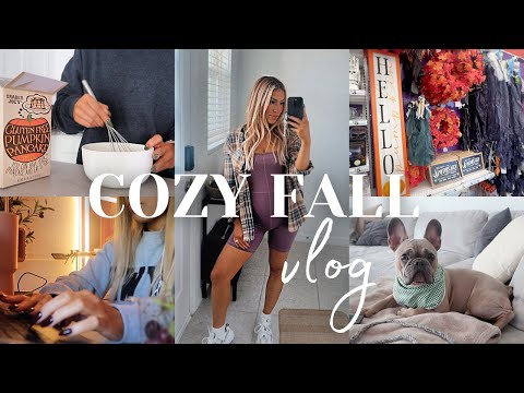 COZY FALL VLOG: Halloween Shopping, Getting emotional, More baby clothes, Enjoying Florida Fall