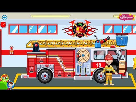 My Town 🚒 Fire Station Rescue Game 🚁 Top Best Apps For Kids