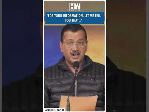 #Shorts | "For your information, let me tell you.." | AAP | Arvind Kejriwal | Delhi Operation Lotus