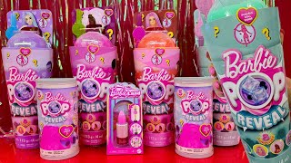 ASMR BARBIE Pop Reveal BOBA Series Doll | 45 SURPRISES‼️ Oddly Satisfying Unboxing Toys | No Talking