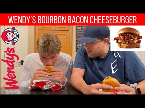 Food Review of Wendy’s Bourbon Bacon Cheeseburger 🍔