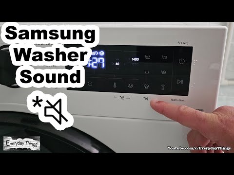 How to Turn Sound On or Off on Your Samsung Washer - Easy Guide