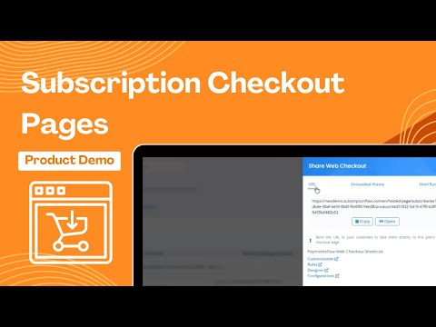 Linking Checkout Pages (Subscription Checkout)