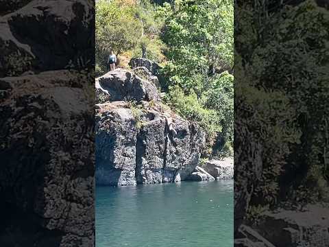 Backflip off cliff