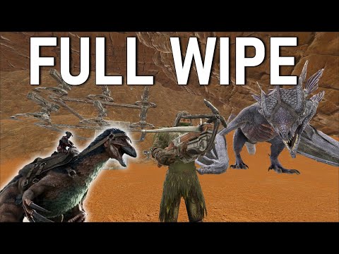 How Our Wipe Started In Desert Crack! | Ark Full Wipe