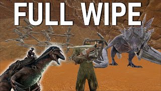 How Our Wipe Started In Desert Crack! | Ark Full Wipe