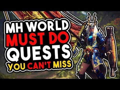 10+ Must Do Quests You CANNOT Miss - Monster Hunter World | Spring Blossom Festival Guide MHW