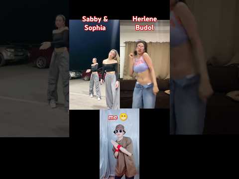 Dun sa likod TikTok dance 20 - Herlene Budol vs. Sabby & Sophia #ytfeedshorts #shorts