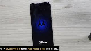 How to Hard Reset Motorola XT2165DL [Moto G Power 2022]