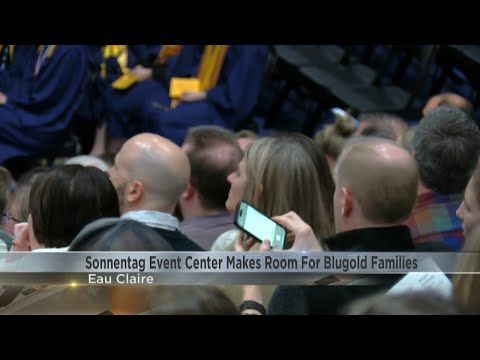 Sonnentag Event Center makes room for Blugold families during graduation weekend