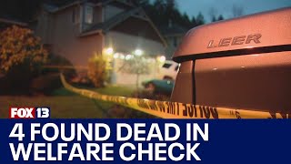 4 people found dead inside WA home during welfare check | FOX 13 Seattle