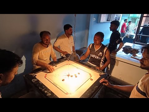 CARROM FINISH BOARD NO HAND GAME KHATIMA STRIKERS#carrom#carromboard