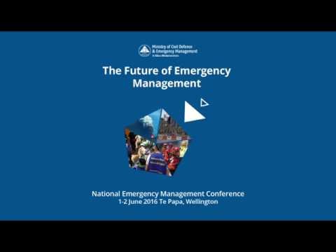 Said Faisal, International Approaches to Emergency Management, MCDEM Conference 2016