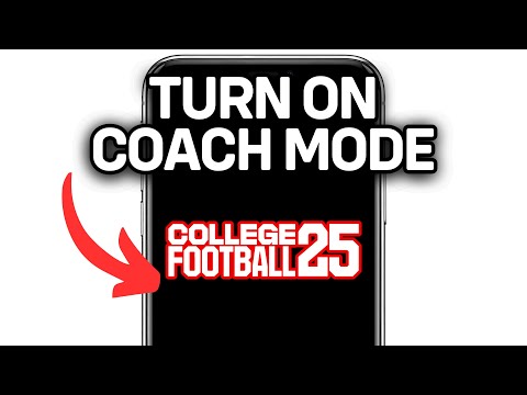 HOW TO TURN ON COACH MODE COLLEGE FOOTBALL 25 2025! (FULL GUIDE)