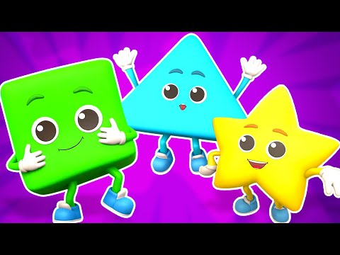 Learn Shapes Song, Educational Videos and Nursery Rhymes for Kids