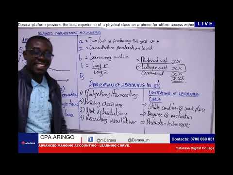 LEARNING CURVE -LESSON 2 -ADVANCED MANAGEMENT ACCOUNTING