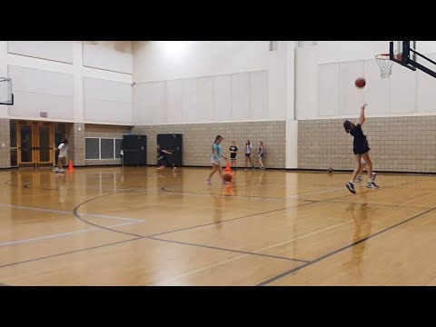 Basketball practice girls working together to get better each practice #worktimeteam #basketball