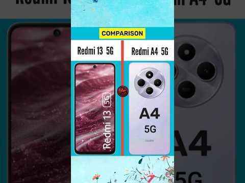 Redmi 13 5G vs Redmi A4 5G