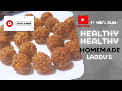 || healthy Home made protien food||  home made laddu...||