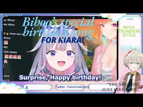 Biboo's special birthday song for Kiara!   |   Hololive Reaction video