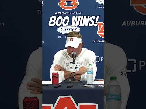 Coach Hugh Freeze Celebrates Auburn’s 800 Win! #WarEagle #auburn #collegefootball