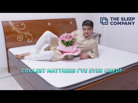 Coolest Mattress I've Used! ❄️ The Sleep Company Smart Luxe SnowTec SmartGRID Mattress Review!