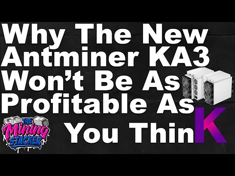 Getting The New Kadena Miner ,The Bitmain KA3 ? Crypto Mining Kadena May Not Be As Profitable Soon!