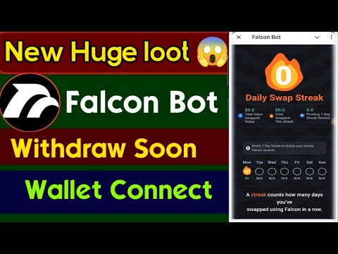 Falcon Bot | Falcon Airdrop | Falcon Telegram bot | Falcon bot wallet Connect | Falcon bot listing