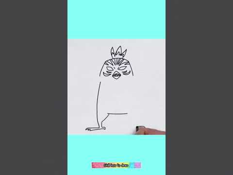 How to draw Runaway Chicken Dabao Very easy #drawing #draw