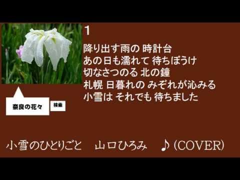 小雪のひとりごと　山口ひろみ　♪（COVER）