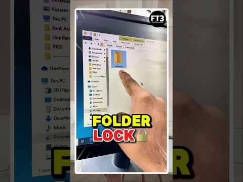 How to lock folders in computer