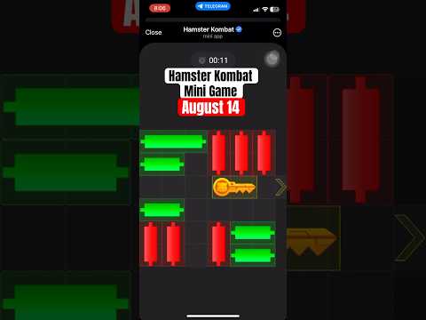 August 14 - Hamster Kombat Mini Game Puzzle Unlocked