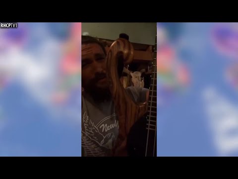 Jason Momoa Playing Red Hot Chili Peppers!