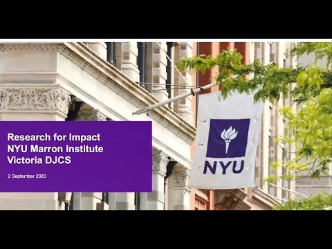 Webinar: Becoming a 'pracademic' - the NYU BetaGov learning model