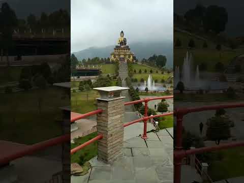 Sikkim Shorts~Ravangla Buddha Park 🏞️ #minivlog #sikkim #travel #shorts #biketour #park #2wheels #