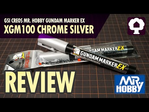 GSI Creos Mr. Hobby Gundam Marker Chrome Silver Review - Hobby Clubhouse | Gunpla and Model Tools