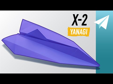 How to Make an Awesome Jet Paper Airplane — X-2 Yanagi, Designed by Evan Brus