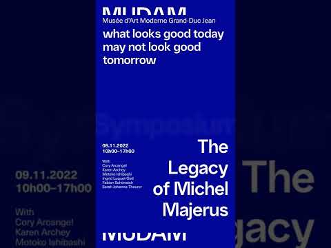 Symposium – The Legacy of Michel Majerus | 09.11.2022 at Mudam Luxembourg